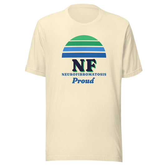 NF Proud tee in Natural, front view.